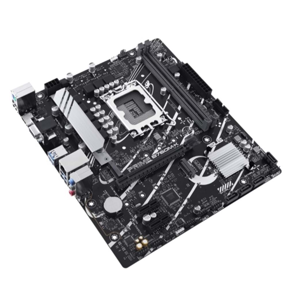 Asus Prime B760M-K Intel B760 8000 MHz (OC) DDR5 Soket 1700 mATX Anakart