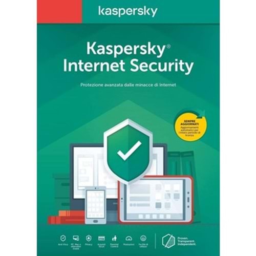 Kaspersky İnternet Security 2022 Versiyon 2 Kullanıcı 1 Yıl Türkçe