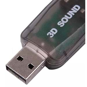 5+1 Harici Laptop Usb Ses Kartı 3.5mm Kulaklık Mikrofon Çevirici