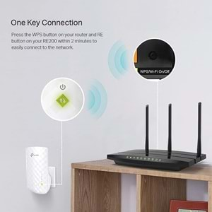 TP-Link Archer RE200 750Mbps Kablosuz Dual Band Access Point