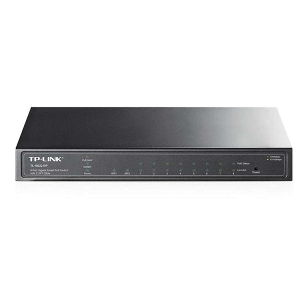 TP-Link TL-SG2210P 8 Port 10/100/1000 2xSFP Poe Yönetilebilir Switch