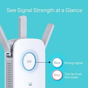 TP-Link RE450 1750 Mbps Kablosuz AC Dual Band Gigabit Port Antenli