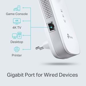 TP-Link RE450 1750 Mbps Kablosuz AC Dual Band Gigabit Port Antenli