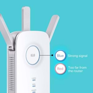 TP-Link RE450 1750 Mbps Kablosuz AC Dual Band Gigabit Port Antenli