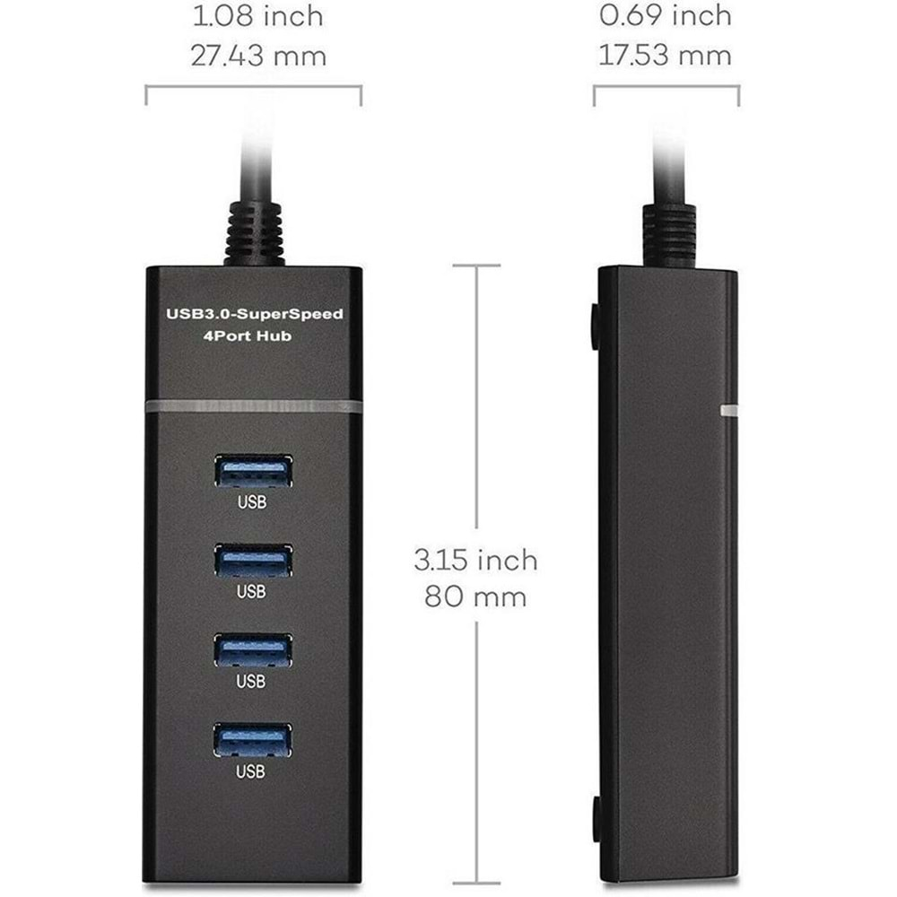 4 Port Usb 3.0 Çoğaltıcı Çoklayıcı Hub Adaptör Switch