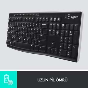 Logitech K270 Kablosuz Standart Q Klavye