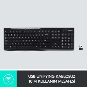 Logitech K270 Kablosuz Standart Q Klavye