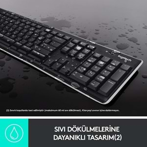 Logitech K270 Kablosuz Standart Q Klavye