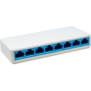 TP-Link Mercusys MS108 8-Port 10/100Mbps Tak Ve Kullan Switch