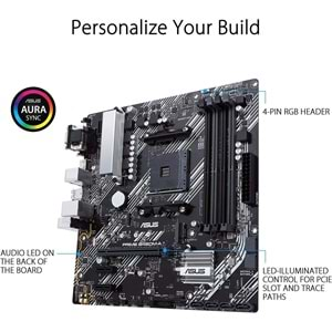 Asus Prime B450M-A II B450 Ddr4 USB3.2 M.2 Hdmi/Dvi/Vga PCI 3.0 AM4 Anakart