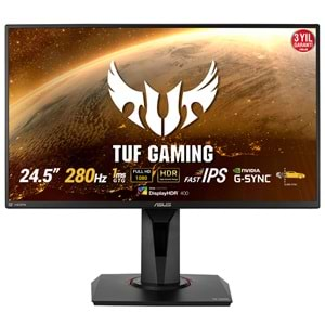 Asus 24.5 VG259QM FullHD 1ms 280Hz Dp/Hdmi MM Pivot Gaming Monitör