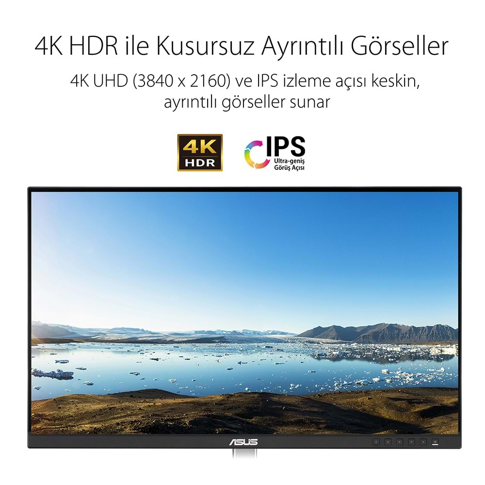 Asus 27 PA279CV UHD(3840x2160) 5ms DP/HDMI/ USB-C IPS Pivot VESA ProArt Monitör