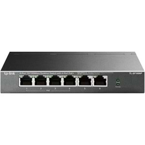 TP-Link TL-SF1006P 6-Port 10/100Mbps Desktop Switch with 4-Port PoE+