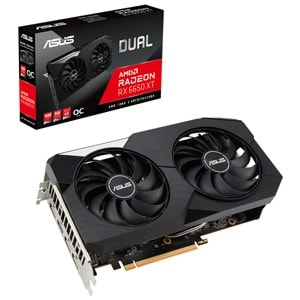 Asus DUAL-RX6650XT-O8G 8GB 128Bit GDDR6 DP/HDMI PCI 4.0 Ekran Kartı