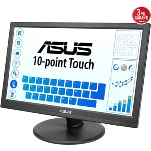 Asus 15.6 VT168HR 1366x768 5ms Hdmi,Vga VESA (10 Parmak Dokunmatik) TN Monitör