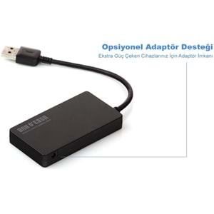 4 Port USB 3.0 Hub Çoklayıcı Çoğaltıcı Switch