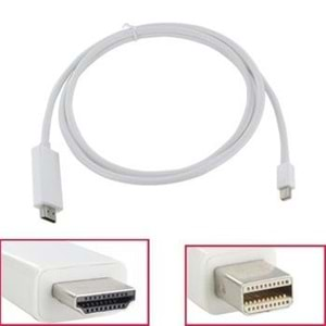 Mini Displayport To Hdmi Çevirici Adaptör Tv Kablosu