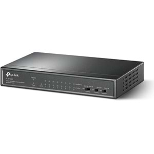 TP-Link TL-SF1009P, 9-Port 10/100Mbps Desktop Switch with 8-Port PoE+