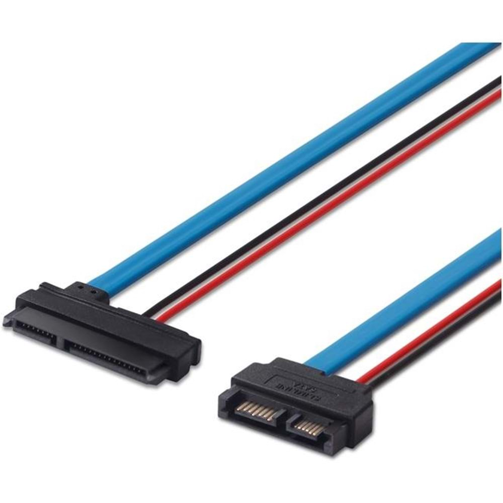 Slim SATA 7+6 to 7+15 Pin Sata Dvd Çevirici Dönüştürücü Adaptör Kablosu