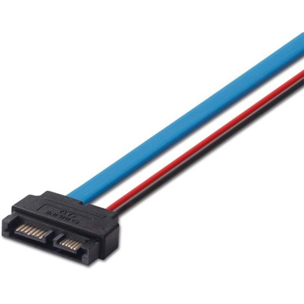 Slim SATA 7+6 to 7+15 Pin Sata Dvd Çevirici Dönüştürücü Adaptör Kablosu