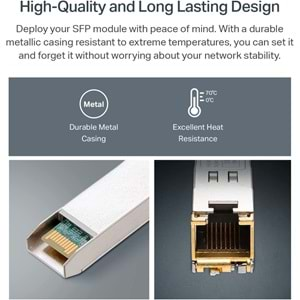 TP-Link TL-SM331T, 1000BASE-T RJ45 SFP Modülü