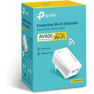 TP-Link TL-WPA4220 AV600 Powerline N300 Wi-Fi Extender ( Menzil Genişletici )