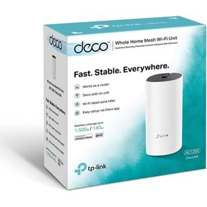 TP-Link Deco M4 AC 1200 Mesh Tüm Ev Wi-Fi Sistemi ( 1’li Paket )