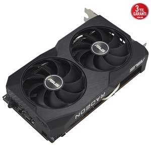 Asus AMD Radeon RX 7600 Dual OC V2 DUAL-RX7600-O8G-V2 8 GB GDDR6 128 Bit Ekran Kartı