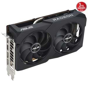 Asus AMD Radeon RX 7600 Dual OC V2 DUAL-RX7600-O8G-V2 8 GB GDDR6 128 Bit Ekran Kartı