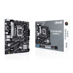 Asus Prime B760M-K Intel B760 8000 MHz (OC) DDR5 Soket 1700 mATX Anakart