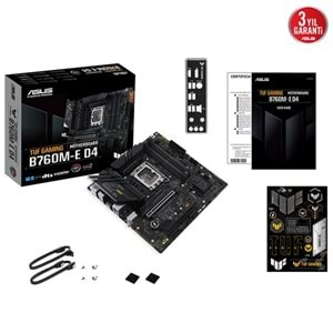 Asus TUF Gaming B760M-E D4 Intel B760 5333 MHz (OC) DDR4 Soket 1700 mATX Anakart