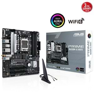 Asus Prime B650M-A WIFI AMD B650 5600 Mz (OC) DDR5 Soket AM5 mATX Anakart