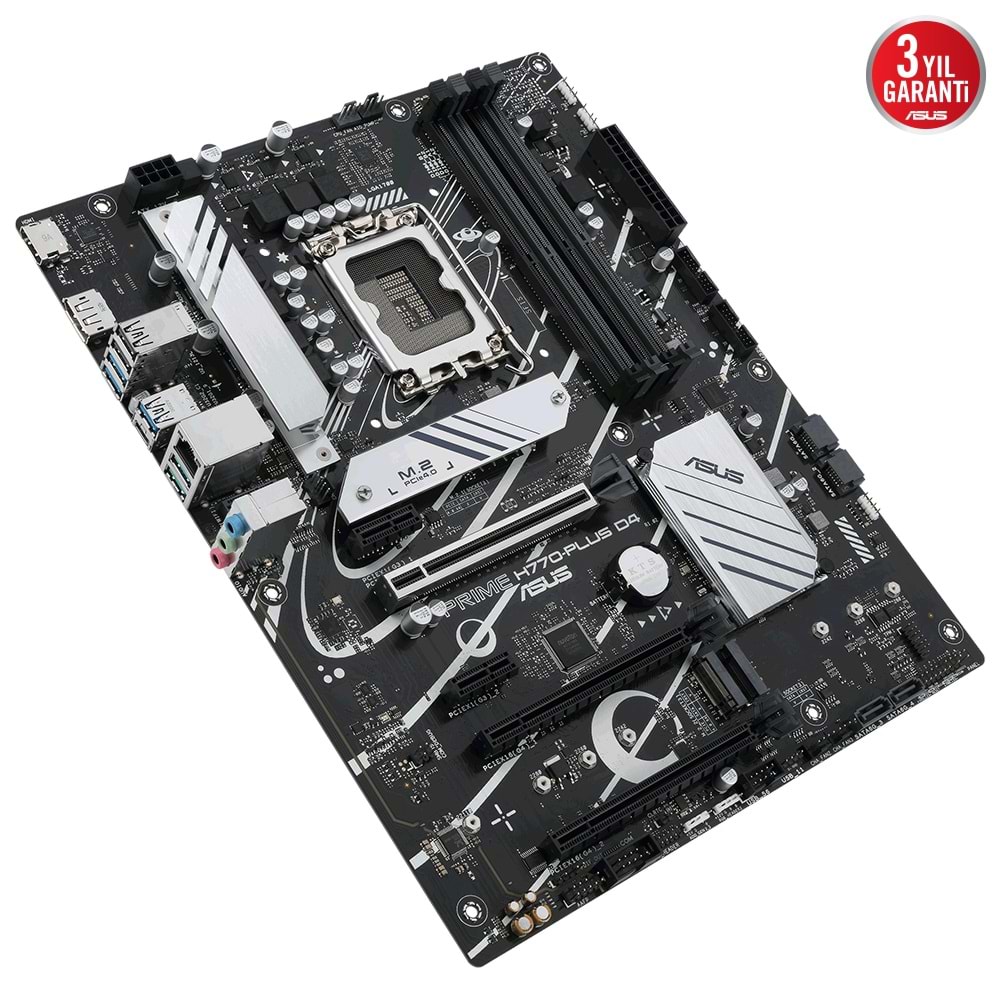 Asus Prime H770-Plus D4 Intel H770 5066 MHz (OC) DDR4 Soket 1700 ATX Anakart