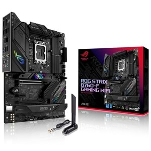 Asus ROG Strix B760-F Gaming WIFI Intel B760 7800 MHz (OC) DDR5 Soket 1700 ATX Anakart