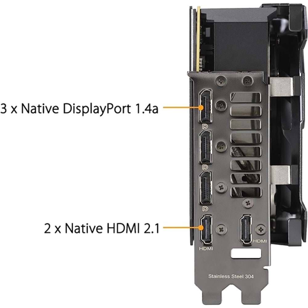 Asus Geforce RTX 4090 TUF-RTX4090-O24G-OG-GAMING 24GB GDDR6X 384bit 2595MHz OC 2xHDMI 3xDP RGB DLSS3 Ekran Kartı