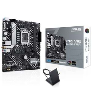 Asus Prime H610M-A-WIFI Intel H610 5600 MHz (OC) DDR5 Soket 1700 ATX Anakart