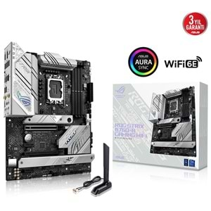 Asus ROG Strix B760-A Gaming WIFI B760 DDR5 M.2 DP/HDMI PCI 5.0 1700p Anakart