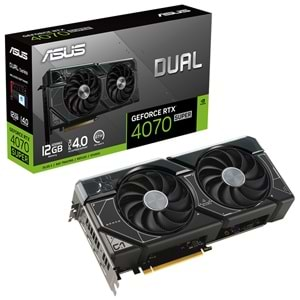 Asus DUAL-RTX4070S-12G RTX 4070 S 12 GB GDDR6X 192B Gaming Ekran Kartı