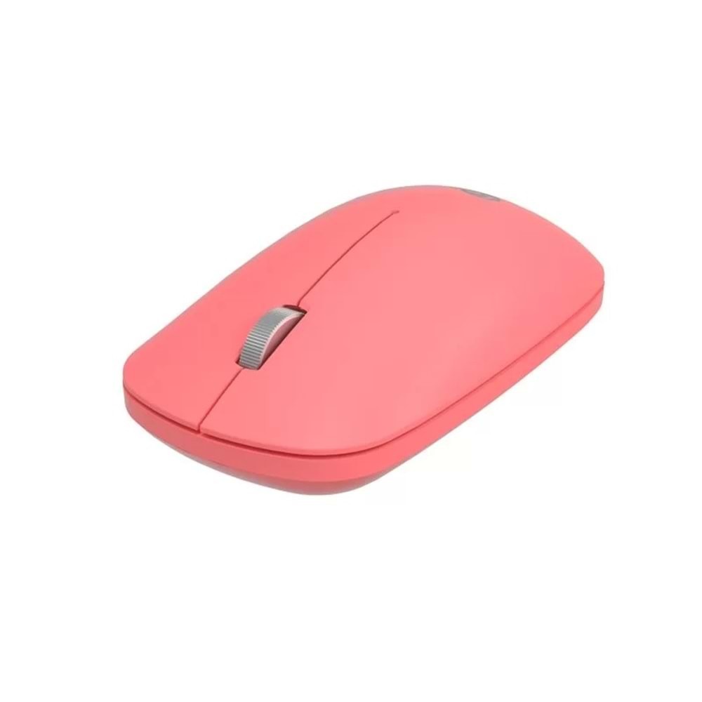 Lenovo Lecoo WS214 Kablosuz 1200 DPI 3 Tuşlu Optik Mouse Pembe