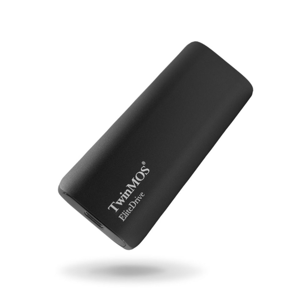Twinmos Elite Drive PSSDFGBMED32 512 GB USB 3.2 Type-C Taşınabilir SSD Siyah