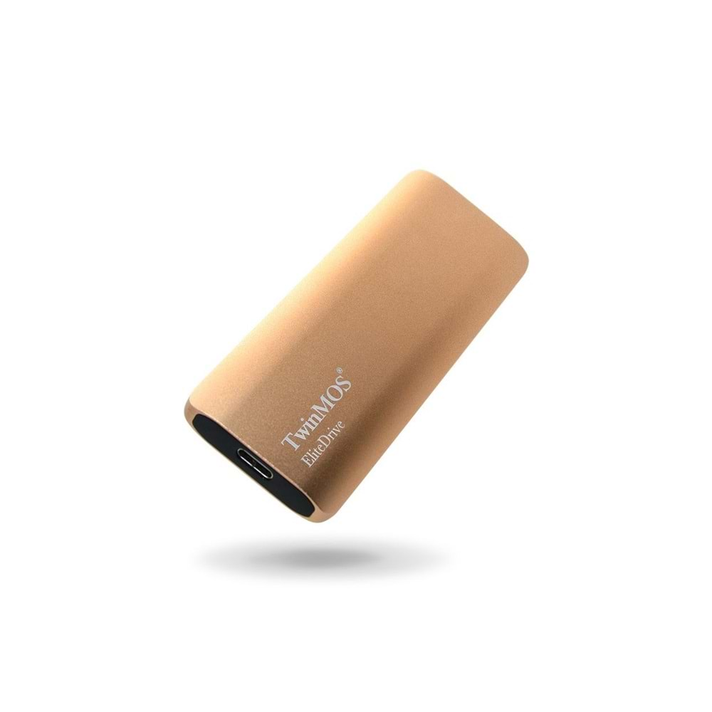 TwinMOS PSSDFGBMED32-G 512GB External SSD USB 3.2-Type-C Gold