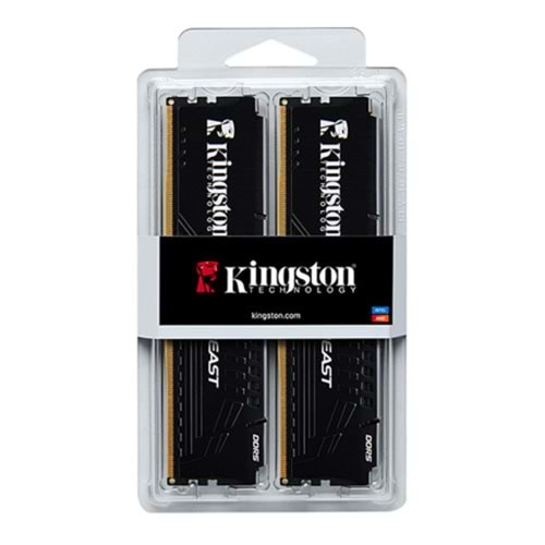 Kingston Beast Black KF560C36BBEK2-32TR 32 GB (2x16GB) 6000 MHz CL36 DDR5 Ram