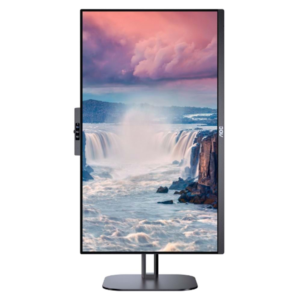 Aoc 23.8 24V5CW/BK FHD 1ms 75Hz DP/HDMI IPS Montör Windows Hello Uyumlu Webcam