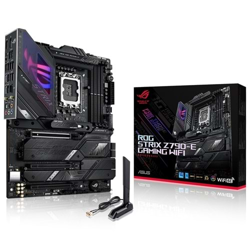 Asus ROG Strix Z790-E Gaming WiFi Intel Z790 LGA 1700 Soket 7200 MHz DDR5 5xM.2 ATX Anakart