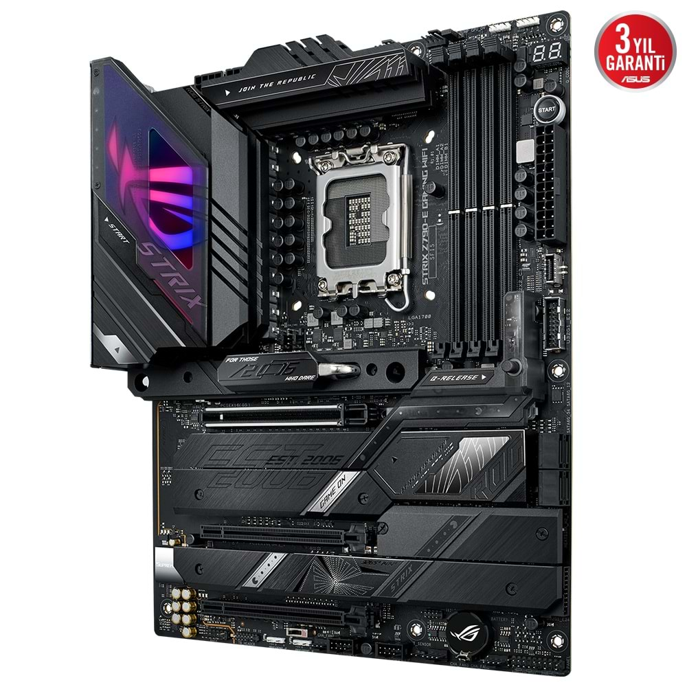 Asus ROG Strix Z790-E Gaming WiFi Intel Z790 LGA 1700 Soket 7200 MHz DDR5 5xM.2 ATX Anakart