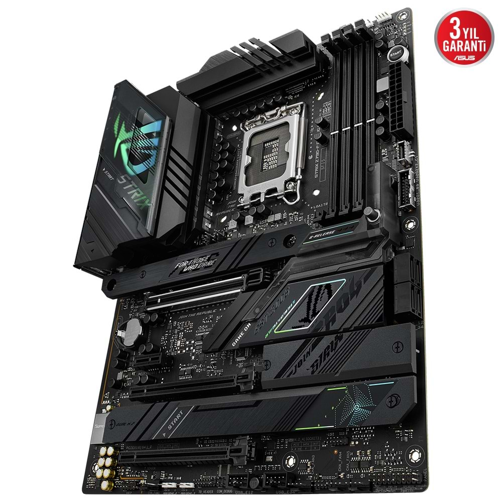 Asus ROG Strix Z790-F Gaming WiFi Intel Z790 Soket LGA1700 7200 MHz DDR5 4xM.2 ATX Anakart