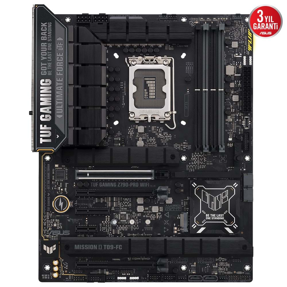 Asus TUF Gaming Z790-Pro WIFI Intel Z790 7800 MHz (OC) DDR5 Soket 1700 ATX Anakart