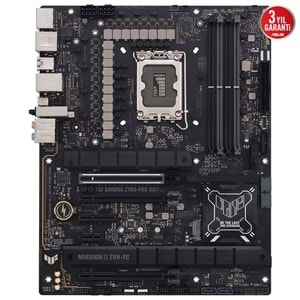 Asus TUF Gaming Z790-Pro WIFI Intel Z790 7800 MHz (OC) DDR5 Soket 1700 ATX Anakart