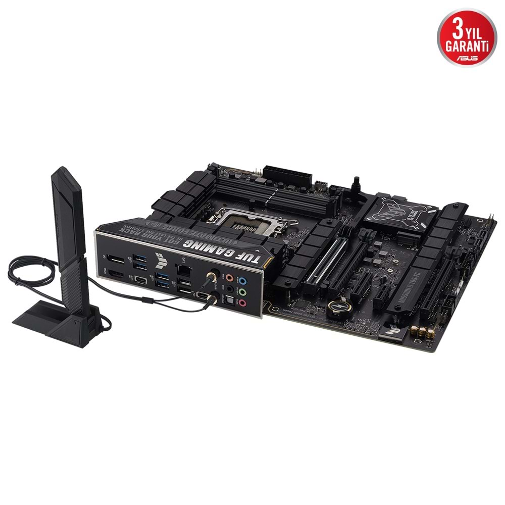 Asus TUF Gaming Z790-Pro WIFI Intel Z790 7800 MHz (OC) DDR5 Soket 1700 ATX Anakart