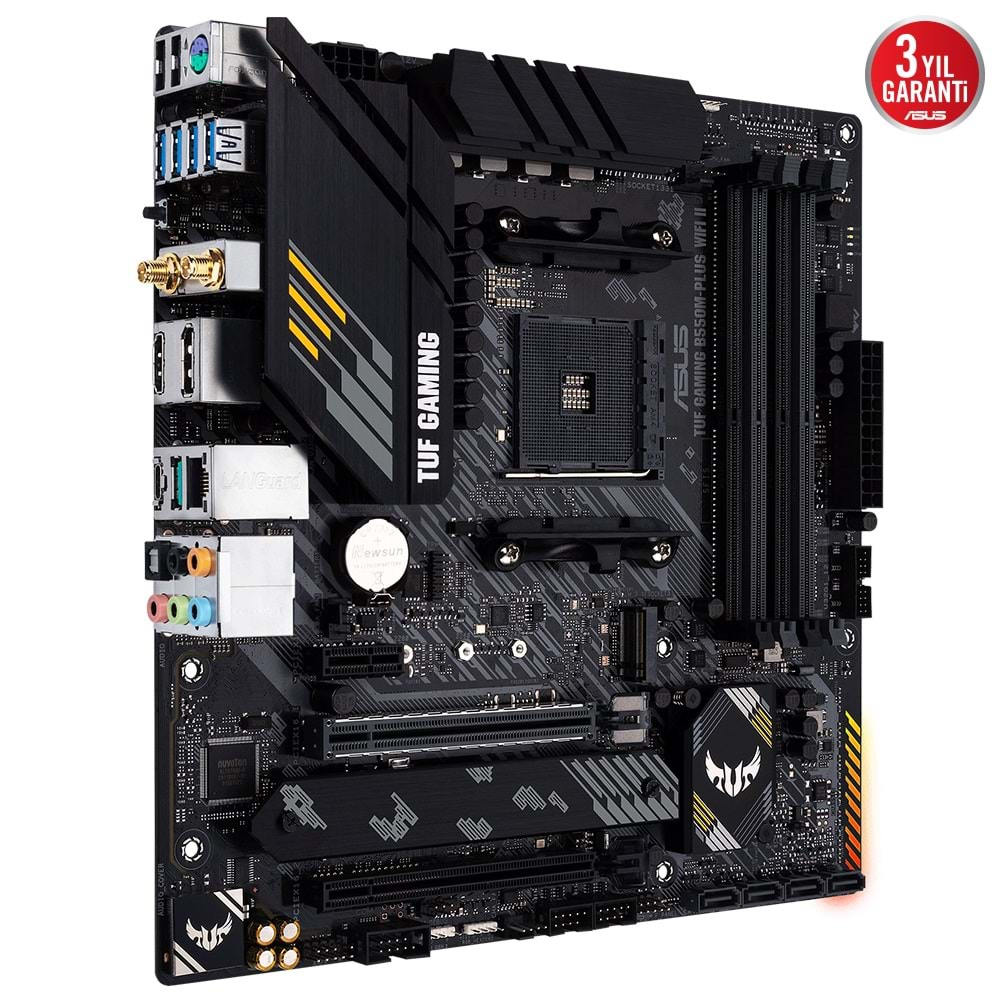 Asus TUF Gaming B550M-Plus WIFI II AMD B550 4866 MHz (OC) DDR4 Soket AM4 mATX Anakart